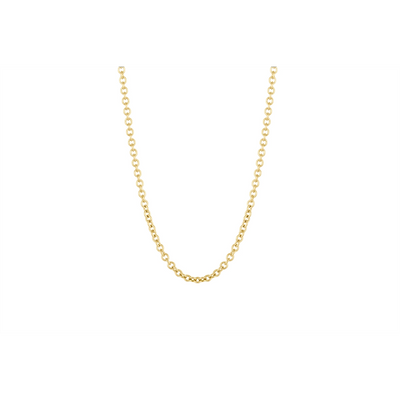 Todd Reed Necklaces in Yellow Gold containing Diamond CABLECHAIN-1.3MM