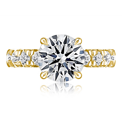 A. Jaffe Engagement Rings in Yellow Gold containing Diamond MECRD3037L/381-14Y