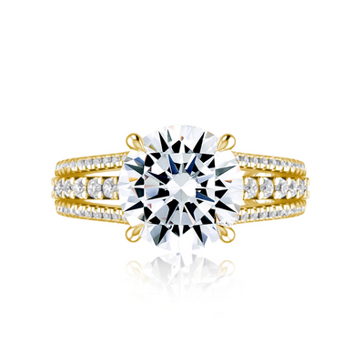 A. Jaffe Engagement Rings in Yellow Gold containing Diamond MECRD3110L/460-14Y