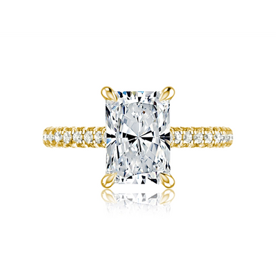 A. Jaffe Engagement Rings in Yellow Gold containing Diamond MECRA3128L/375-14Y