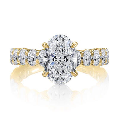 A. Jaffe Engagement Rings in Yellow Gold containing Diamond MECOV3089T/471-14Y