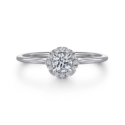 Gabriel & Co Engagement Rings in White Gold containing Diamond LR51264W45JJ