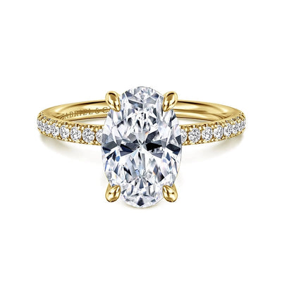 Gabriel & Co Engagement Rings in Yellow Gold containing Diamond ER16570O10Y44JJ