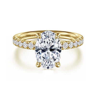 Gabriel & Co Engagement Rings in Yellow Gold containing Diamond ER16572O12Y44JJ