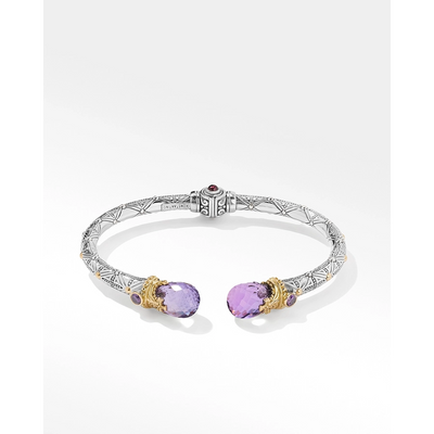 Konstantino Bracelets in Mixed Metals containing Amethyst BMK4408-101