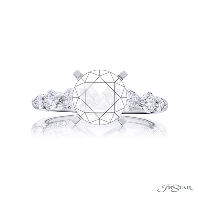 JB Star Engagement Rings in Platinum/Palladium containing Diamond 7675/007