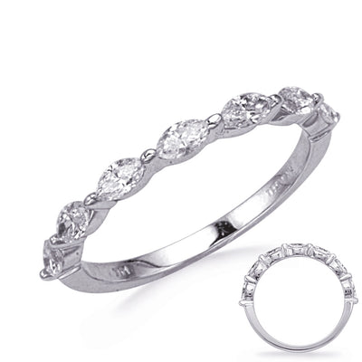 Wedding Bands Wedding Rings in White Gold containing Diamond 446996