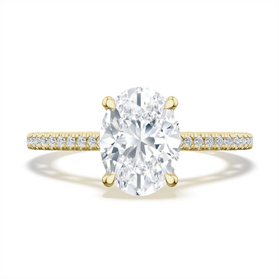 Tacori Engagement Rings in Yellow Gold containing Diamond 2721 1.7 OV 10X7.5 Y