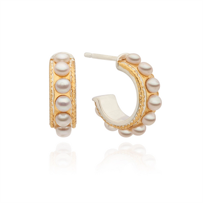 Anna Beck Earrings in Mixed Metals containing Pearl ER10625-GPL