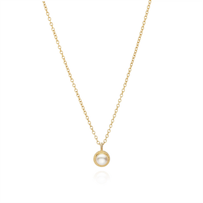 Anna Beck Necklaces in Mixed Metals containing Pearl NK10537-GPL